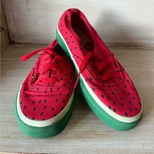 Women’s Rare Vintage Vans Watermelon Sneakers Size 7